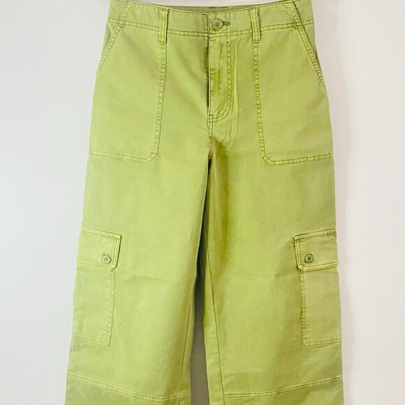 Lime Green Utility Chic — B.P. Cargo Pants (Size 6) - Picture 6 of 17